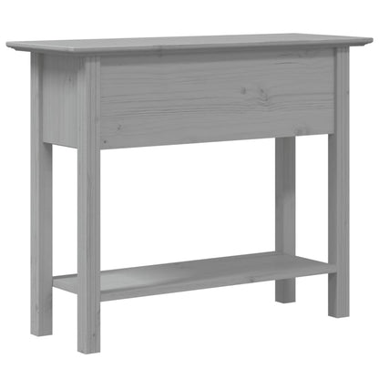 Console Table BODO Grey 90x34.5x73 cm Solid Wood Pine