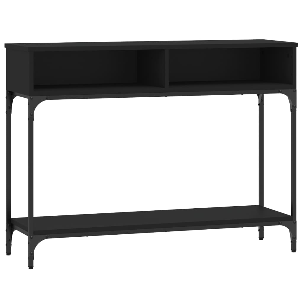 Console Table Black 100x30.5x75 cm Engineered Wood