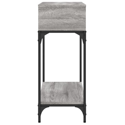 Console Table Grey Sonoma 100x30.5x75 cm Engineered Wood