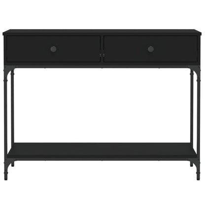 Console Table Black 100x34.5x75 cm Engineered Wood