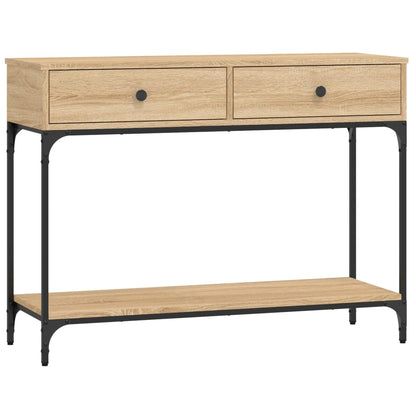 Console Table Sonoma Oak 100x34.5x75 cm Engineered Wood