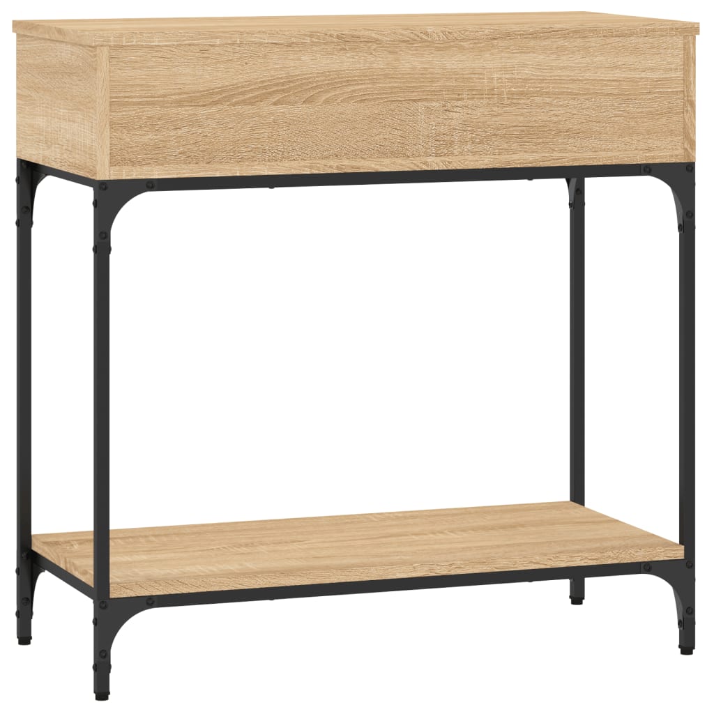 Console Table Sonoma Oak 75x34.5x75 cm Engineered Wood