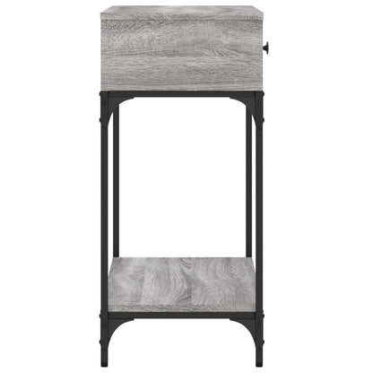 Console Table Grey Sonoma 75x34.5x75 cm Engineered Wood