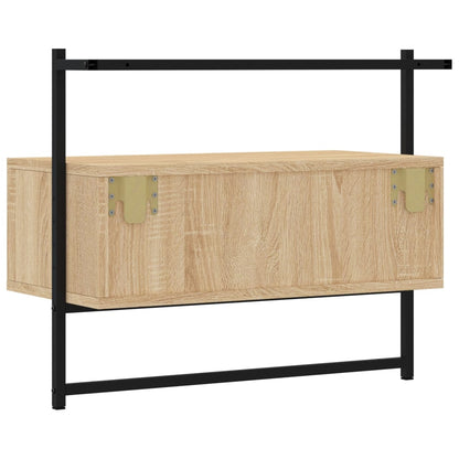 TV Cabinet Wall-mounted Sonoma Oak 60.5x30x51 cm Engineered Wood