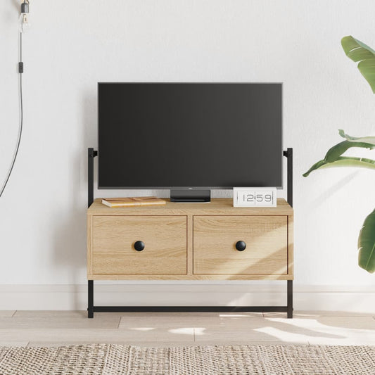 TV Cabinet Wall-mounted Sonoma Oak 60.5x30x51 cm Engineered Wood