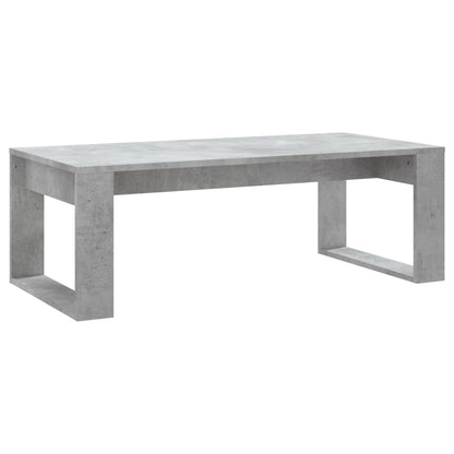 Coffee Table Concrete Grey 102x50x35 cm Engineered Wood