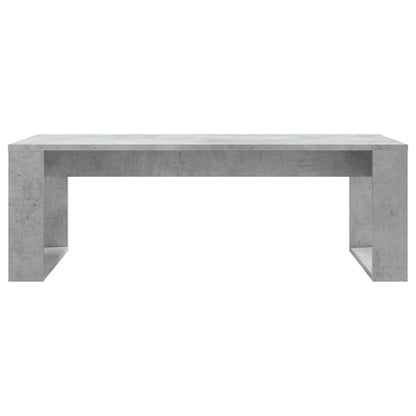 Coffee Table Concrete Grey 102x50x35 cm Engineered Wood