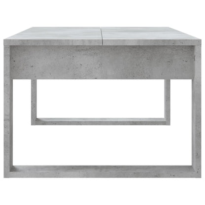 Coffee Table Concrete Grey 102x50x35 cm Engineered Wood