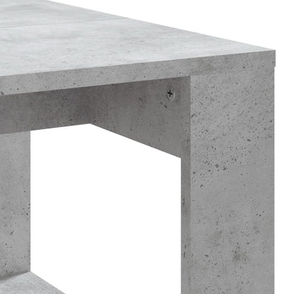 Coffee Table Concrete Grey 102x50x35 cm Engineered Wood