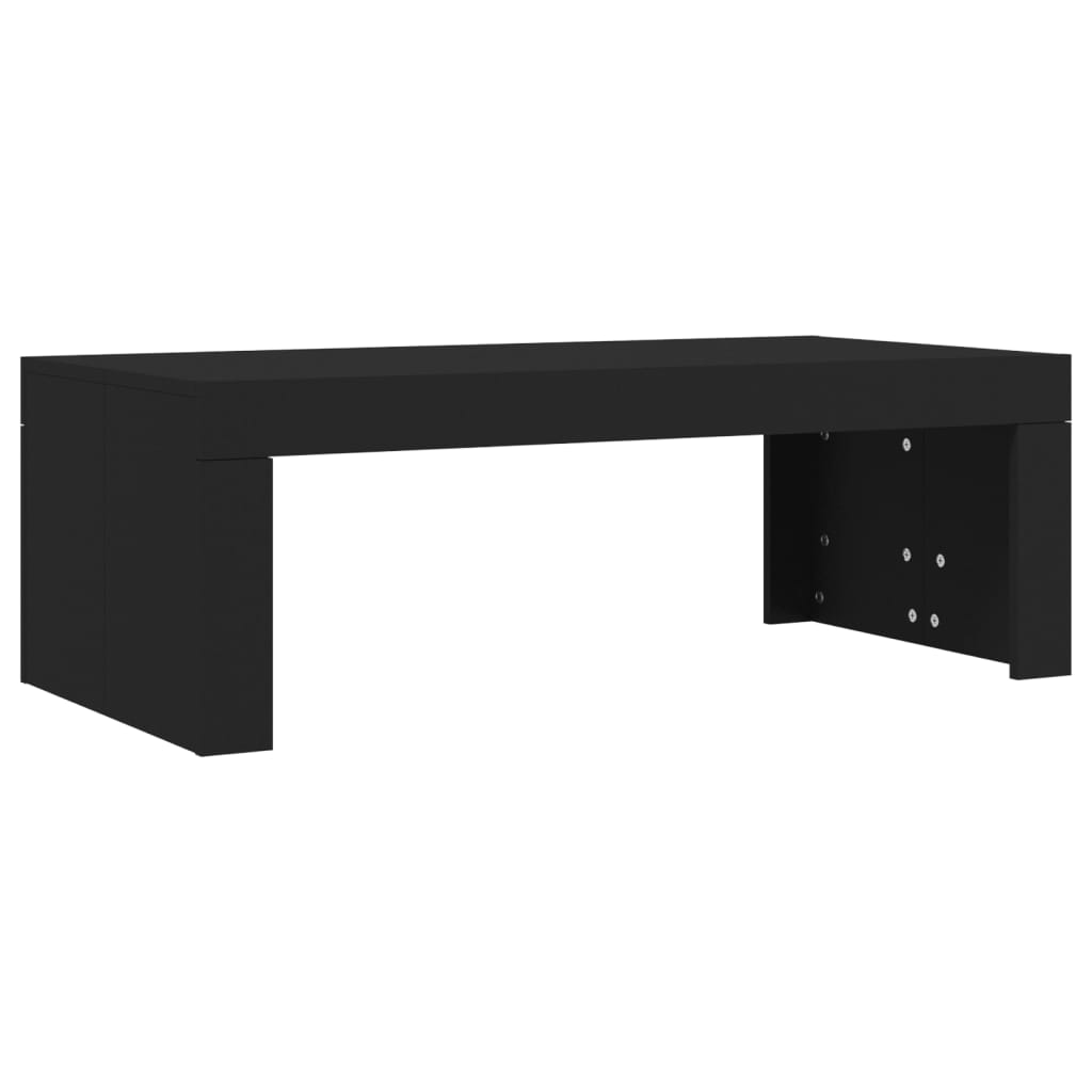 Coffee Table Black 102x50x36 cm Engineered Wood