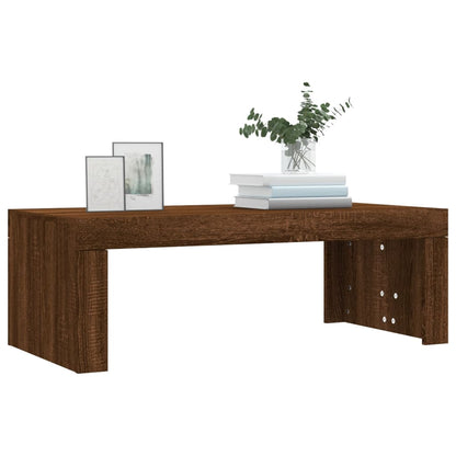 Coffee Table Brown Oak 102x50x36 cm Engineered Wood