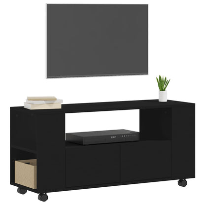 TV Cabinet Black 102x34.5x43 cm Engineered Wood