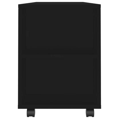 TV Cabinet Black 102x34.5x43 cm Engineered Wood