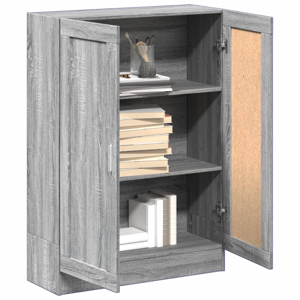 Book Cabinet Grey Sonoma 82.5x30.5x115 cm Engineered Wood