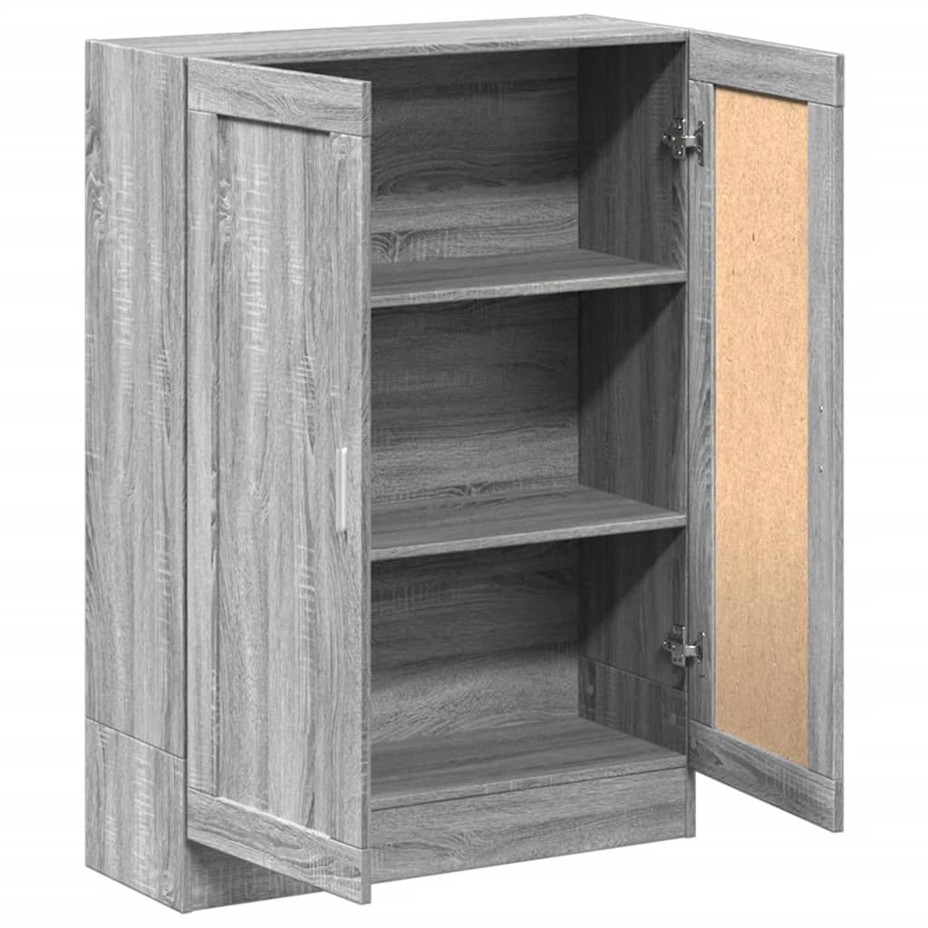 Book Cabinet Grey Sonoma 82.5x30.5x115 cm Engineered Wood