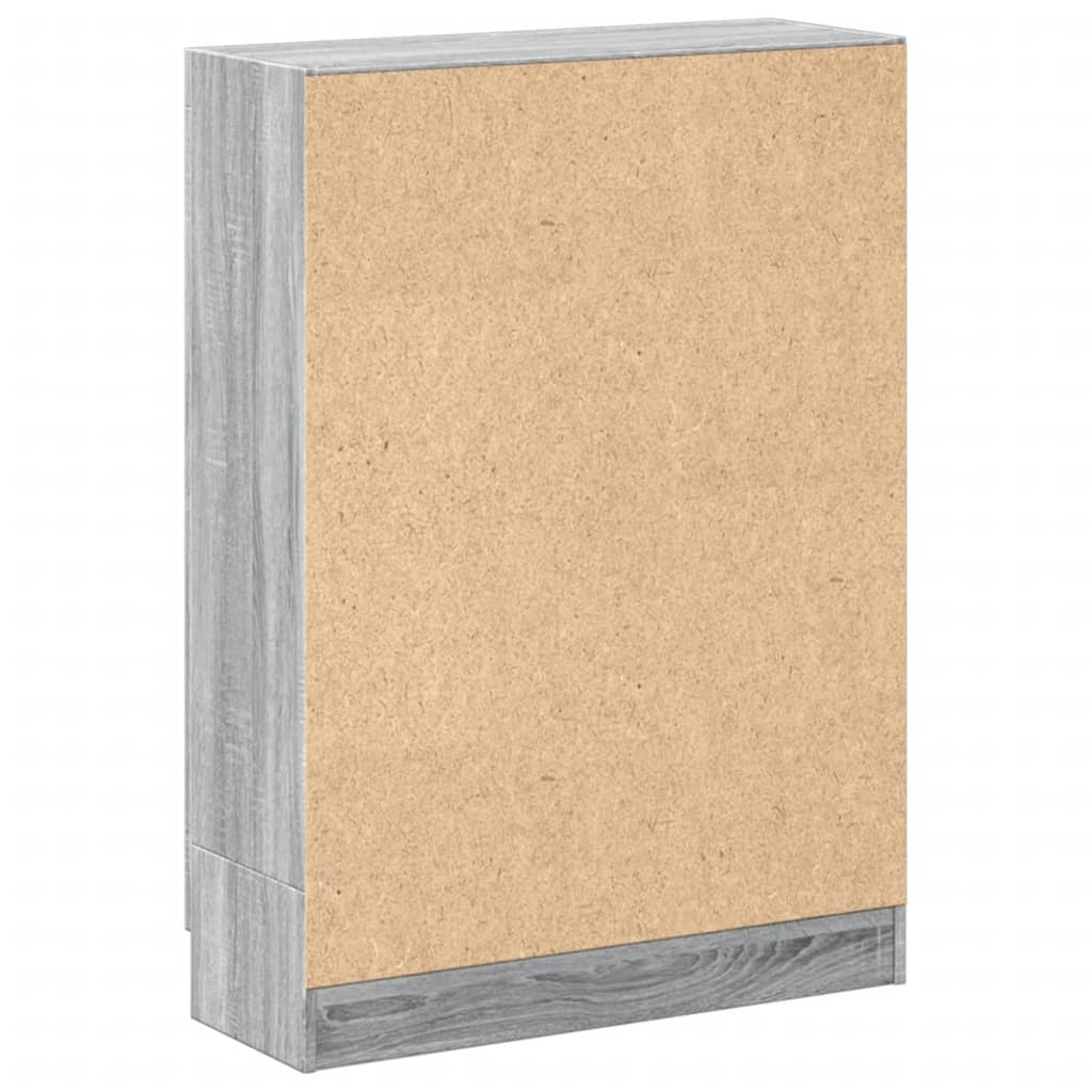 Book Cabinet Grey Sonoma 82.5x30.5x115 cm Engineered Wood