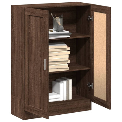 Book Cabinet Brown Oak 82.5x30.5x115 cm Engineered Wood