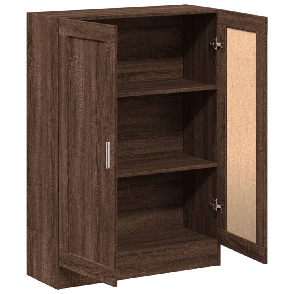 Book Cabinet Brown Oak 82.5x30.5x115 cm Engineered Wood