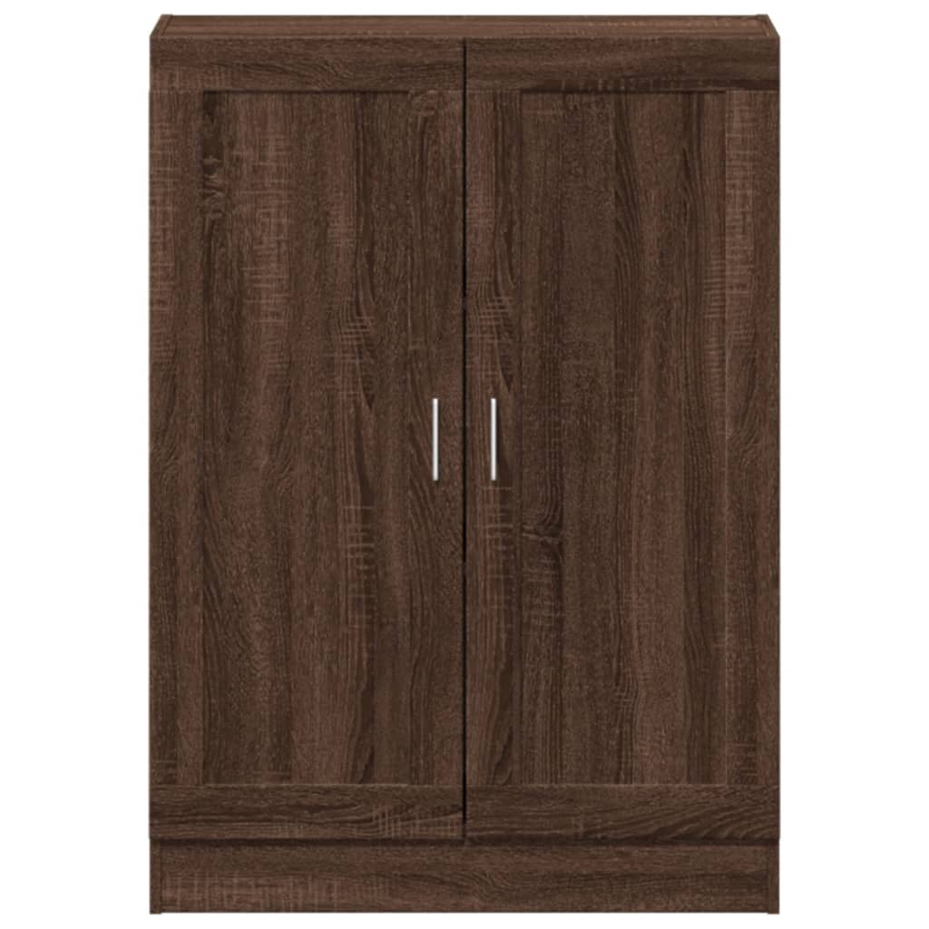 Book Cabinet Brown Oak 82.5x30.5x115 cm Engineered Wood