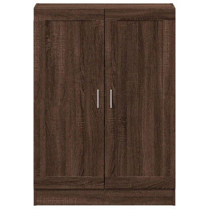 Book Cabinet Brown Oak 82.5x30.5x115 cm Engineered Wood