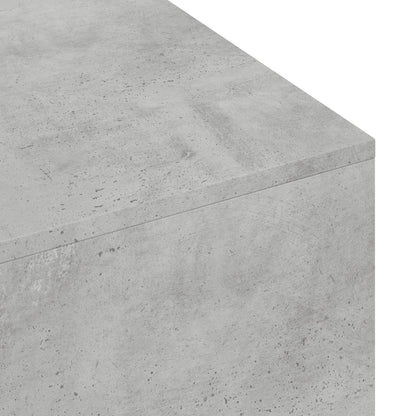 Coffee Table Concrete Grey 100x49.5x31 cm Engineered Wood