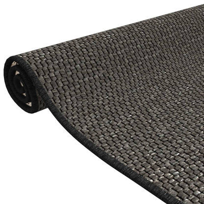 Carpet Runner Sisal Look Anthracite 50x100 cm