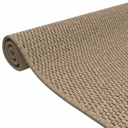 Carpet Runner Sisal Look Sand 50x100 cm