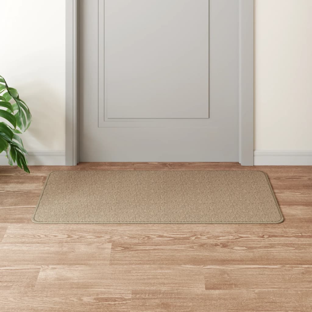 Carpet Runner Sisal Look Sand 50x100 cm