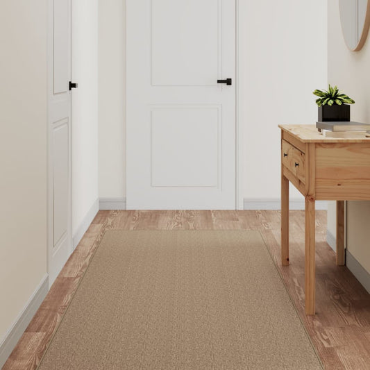 Carpet Runner Sisal Look Sand 80x300 cm