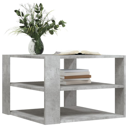 Coffee Table Concrete Grey 59.5x59.5x40 cm Engineered Wood