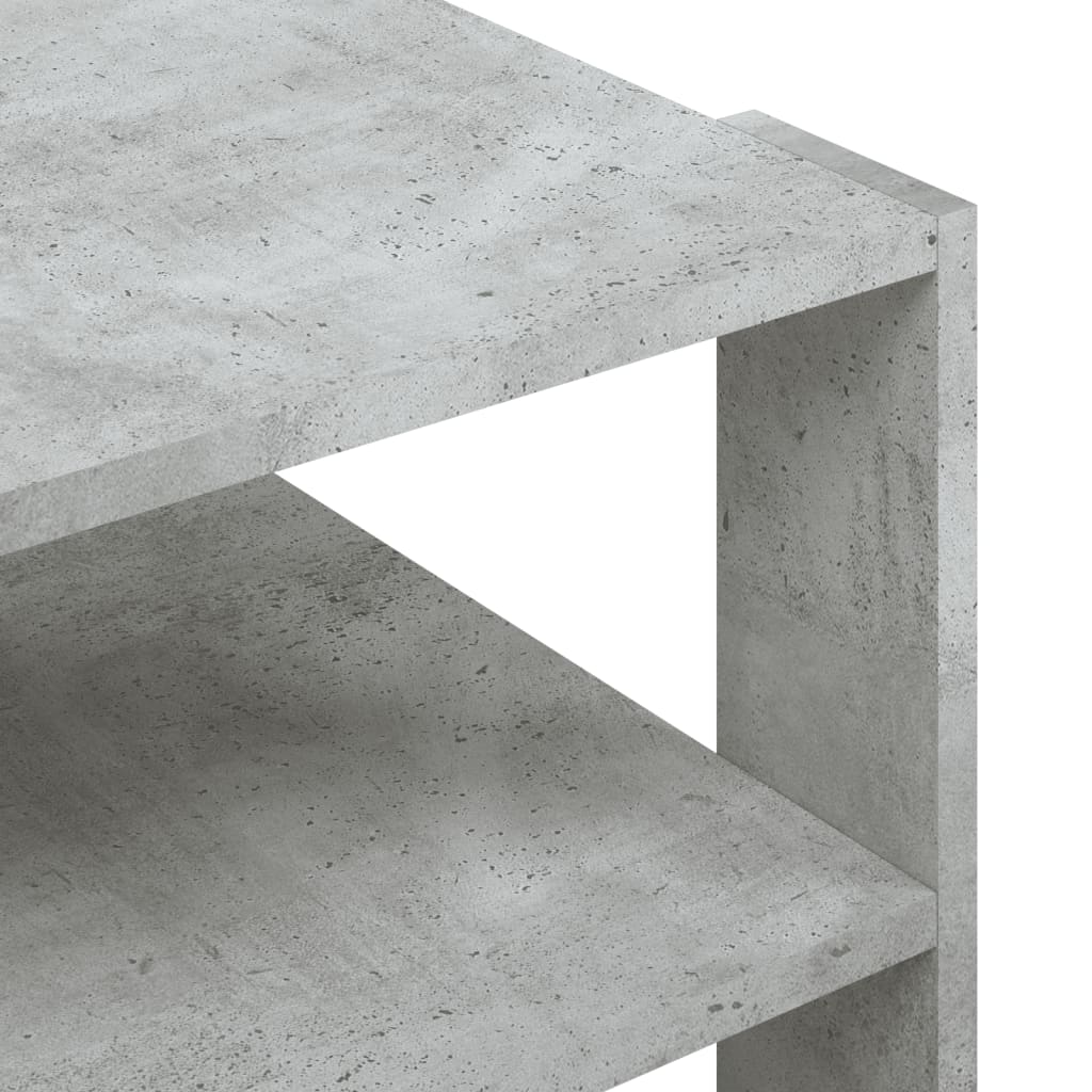 Coffee Table Concrete Grey 59.5x59.5x40 cm Engineered Wood