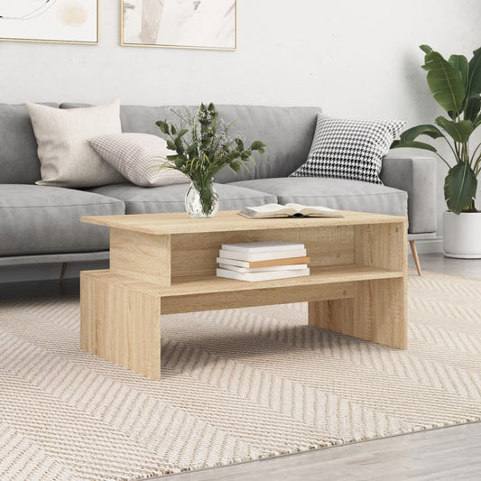 Coffee Table Sonoma Oak 90x55x42.5 cm Engineered Wood