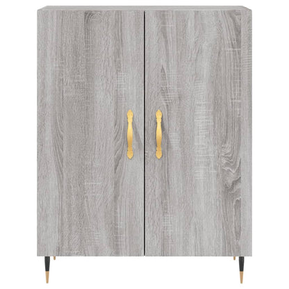 Highboard Grey Sonoma 69.5x34x180 cm Engineered Wood