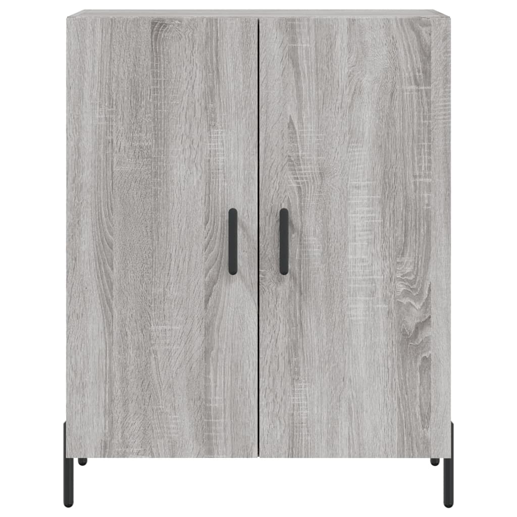 Highboard Grey Sonoma 69.5x34x180 cm Engineered Wood