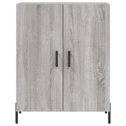 Highboard Grey Sonoma 69.5x34x180 cm Engineered Wood