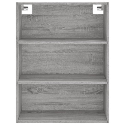 Highboard Grey Sonoma 69.5x34x180 cm Engineered Wood