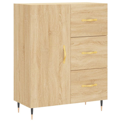 Highboard Sonoma Oak 69.5x34x180 cm Engineered Wood