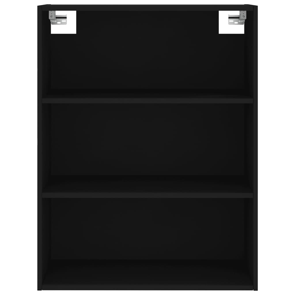 Highboard Black 69.5x32.5x180 cm Engineered Wood