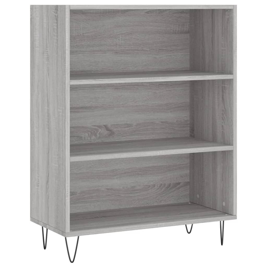 Highboard Grey Sonoma 69.5x32.5x180 cm Engineered Wood