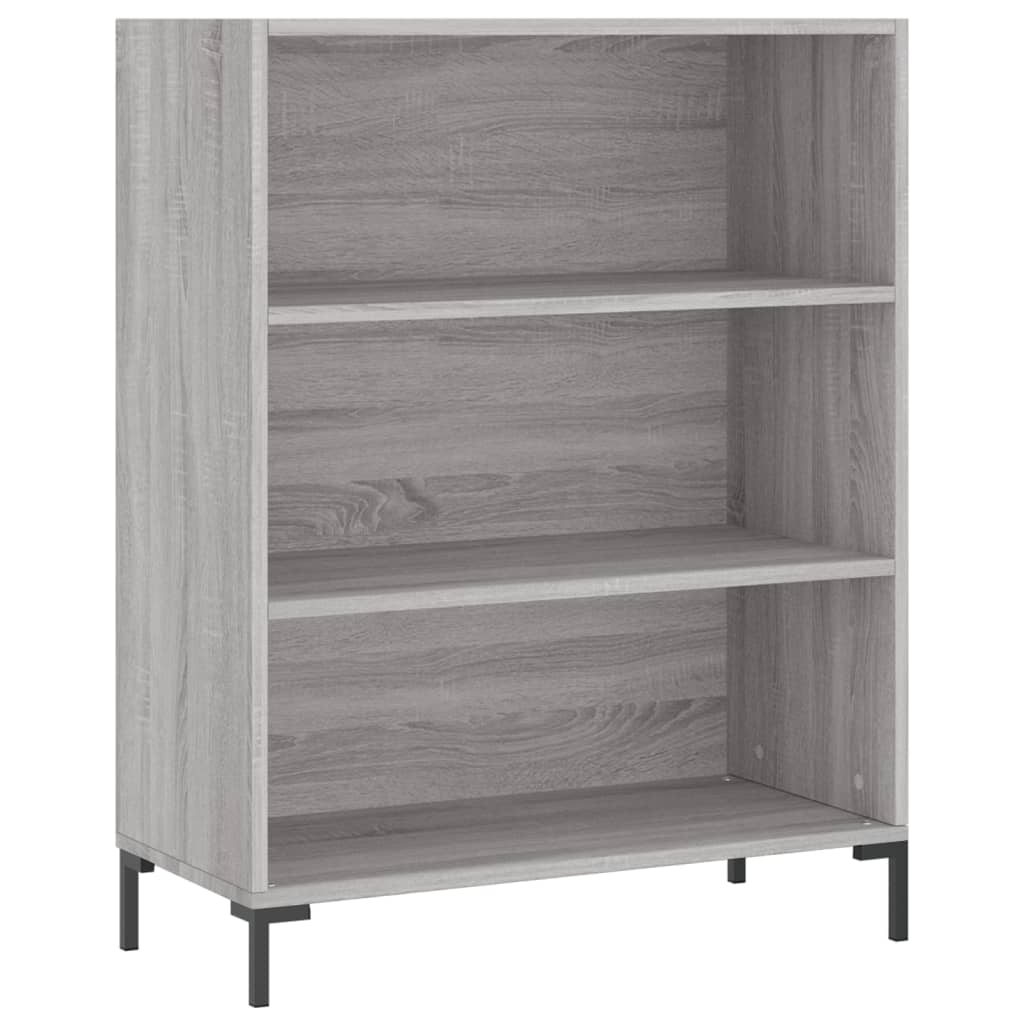 Highboard Grey Sonoma 69.5x32.5x180 cm Engineered Wood