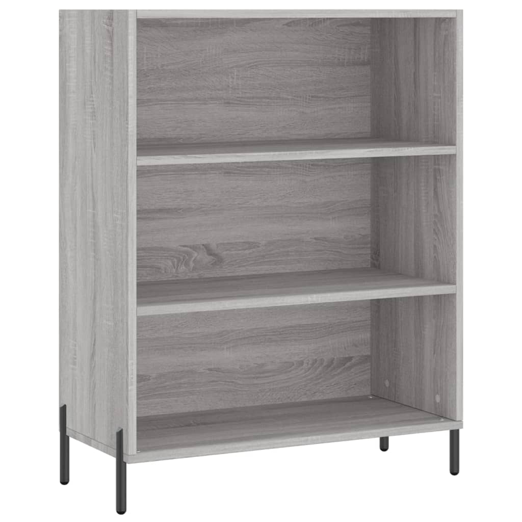 Highboard Grey Sonoma 69.5x32.5x180 cm Engineered Wood