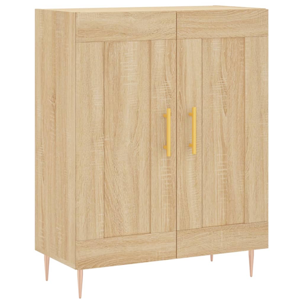 Highboard Sonoma Oak 69.5x34x180 cm Engineered Wood