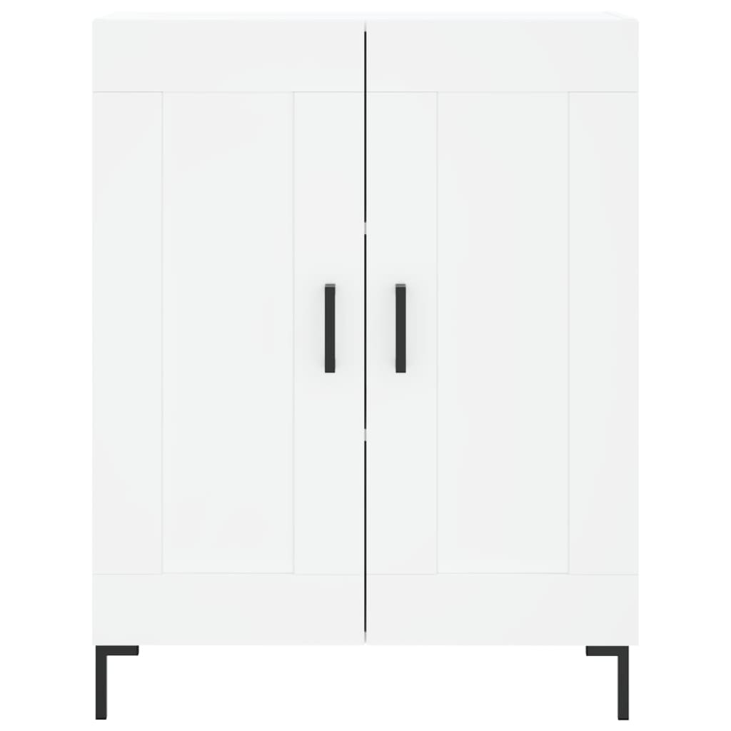 Highboard White 69.5x34x180 cm Engineered Wood