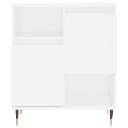 Sideboards 2 pcs White Engineered Wood