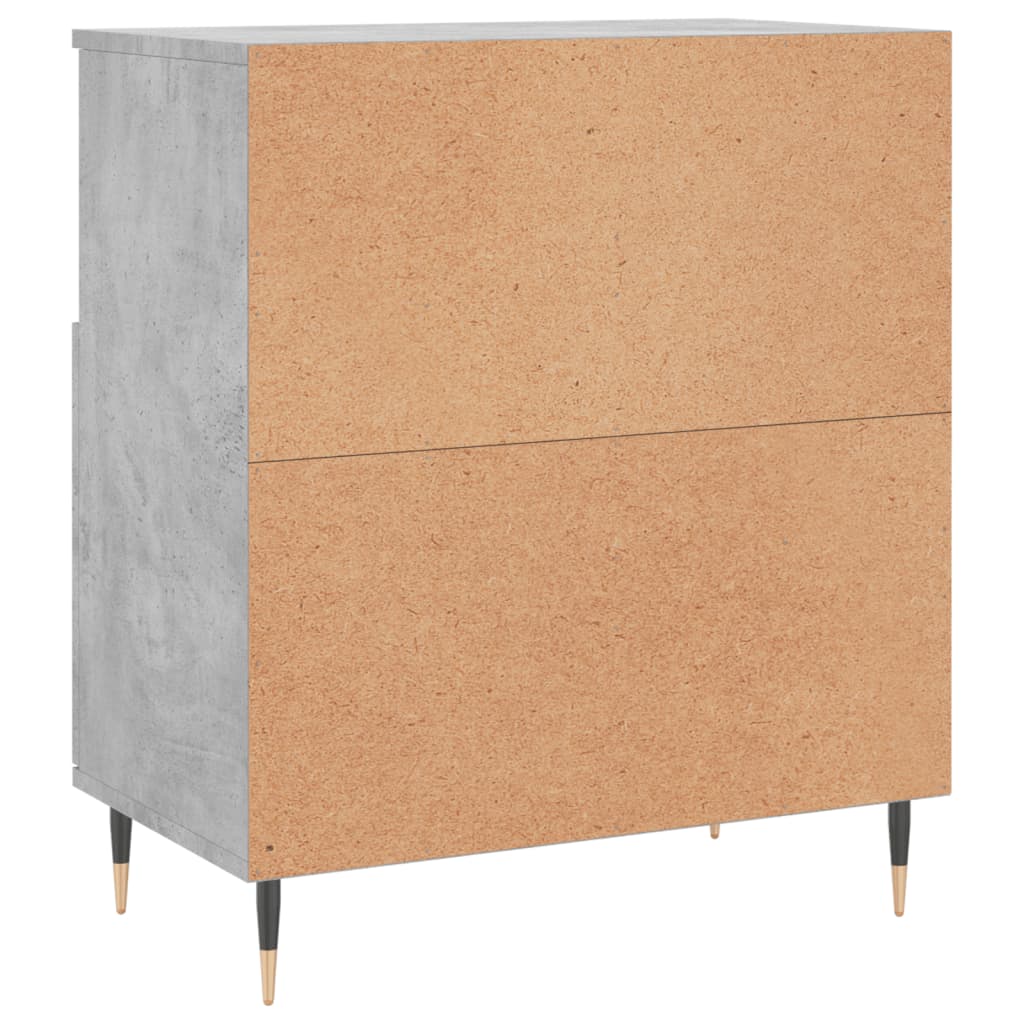 Sideboards 2 pcs Concrete Grey Engineered Wood