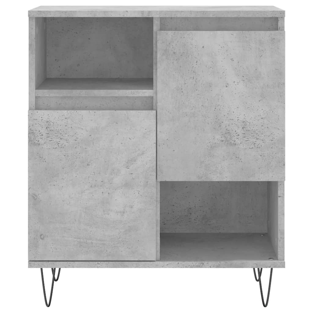 Sideboards 3 pcs Concrete Grey Engineered Wood