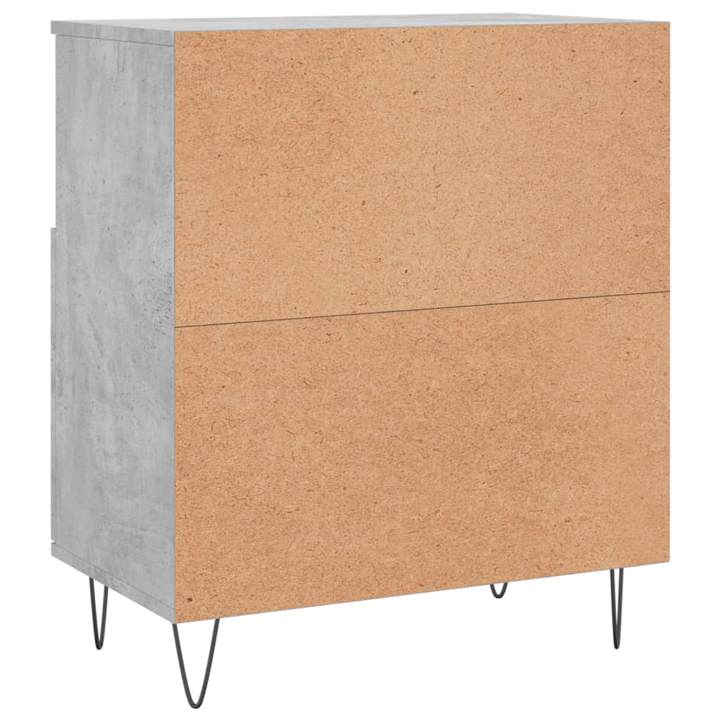 Sideboards 3 pcs Concrete Grey Engineered Wood