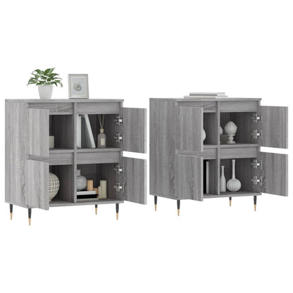 Sideboards 2 pcs Grey Sonoma Engineered Wood