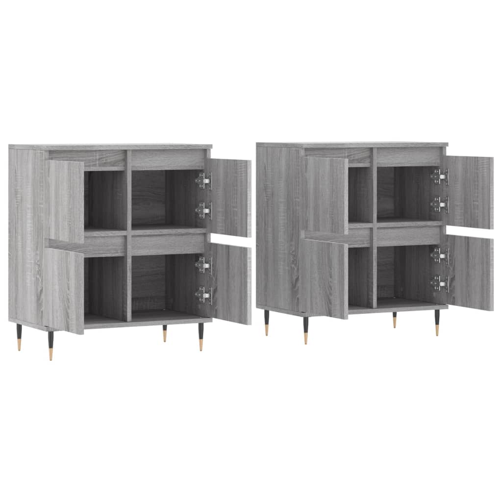 Sideboards 2 pcs Grey Sonoma Engineered Wood