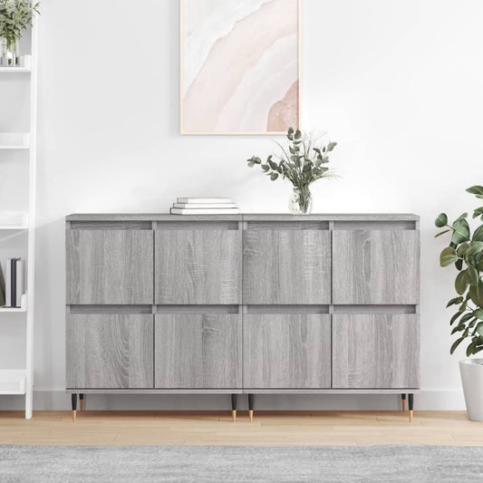 Sideboards 2 pcs Grey Sonoma Engineered Wood